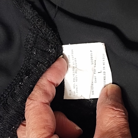 AB Studio large quarter sleeve blouse - Picture 5 of 5